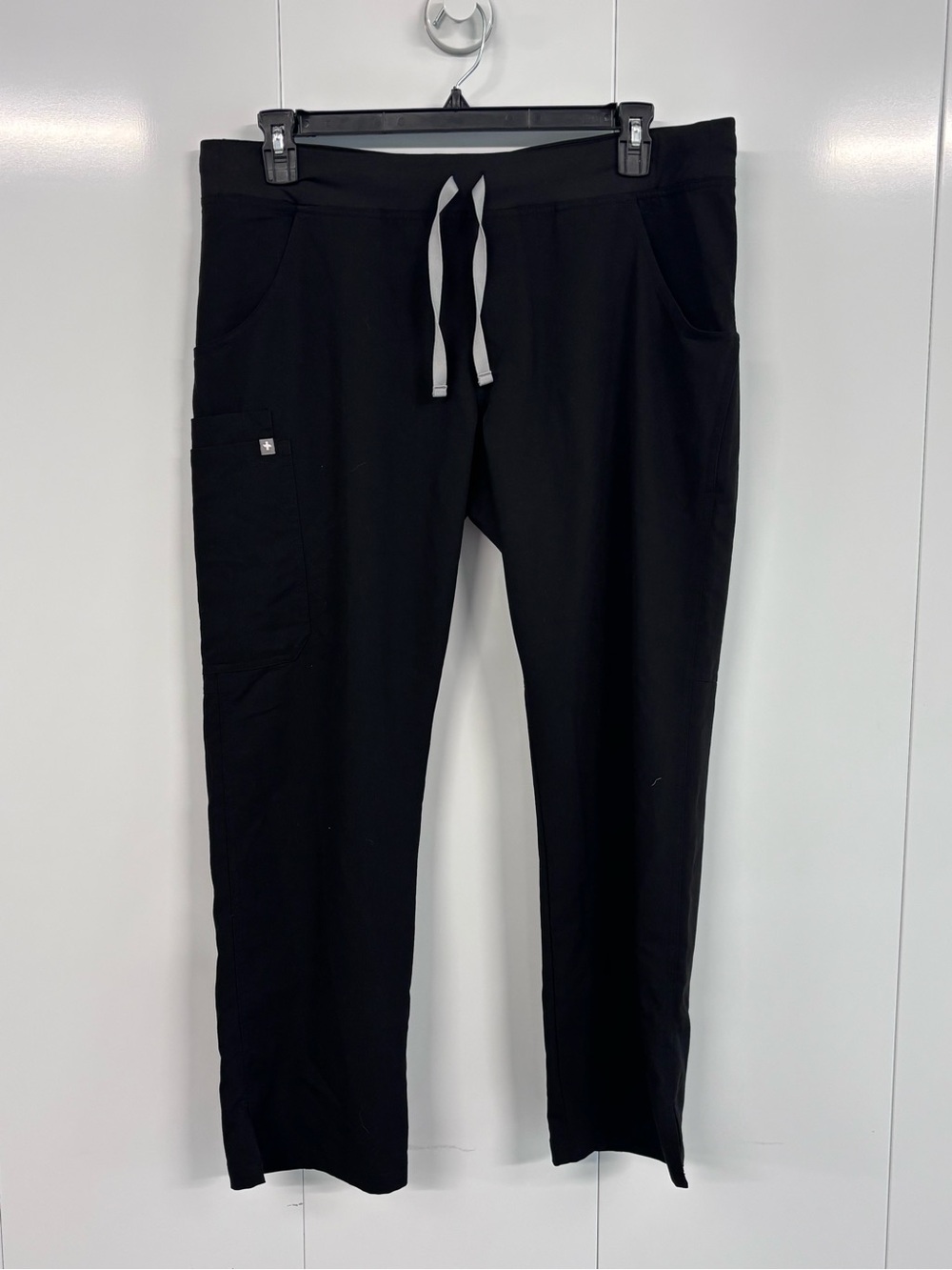 FIGS Scrub Pants Womens XL Petite Black Technical Collection Cargo Jogger